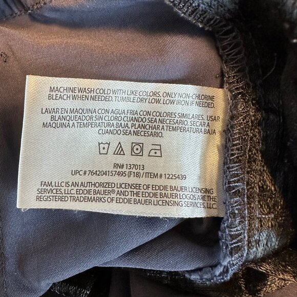 Eddie Bauer Mens Active Navy Blue Straight Leg Pants Size 36 Nylon/Spandex Blend - Picture 6 of 9